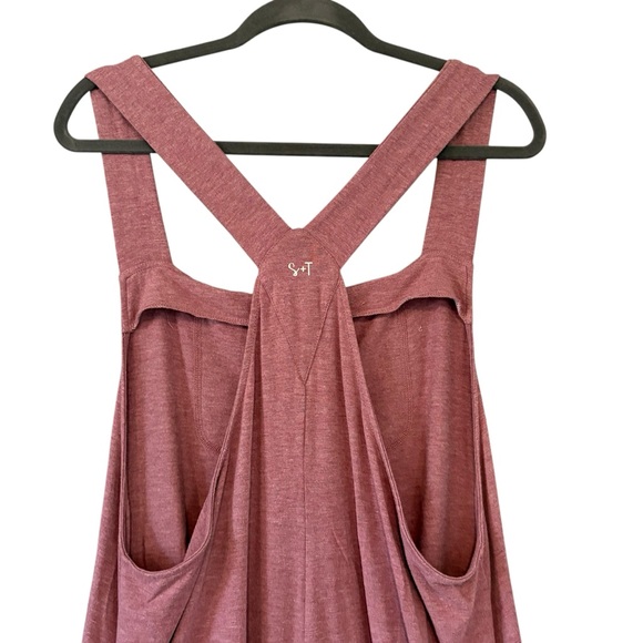 Smash + Tess The Shorty Romperalls (discontinued style) in Ginger Mauve, Sz XL - Picture 6 of 15